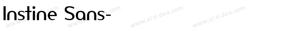 Instine Sans字体转换